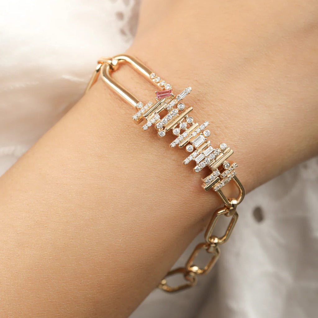 Ethereal Diamond Link Bracelet