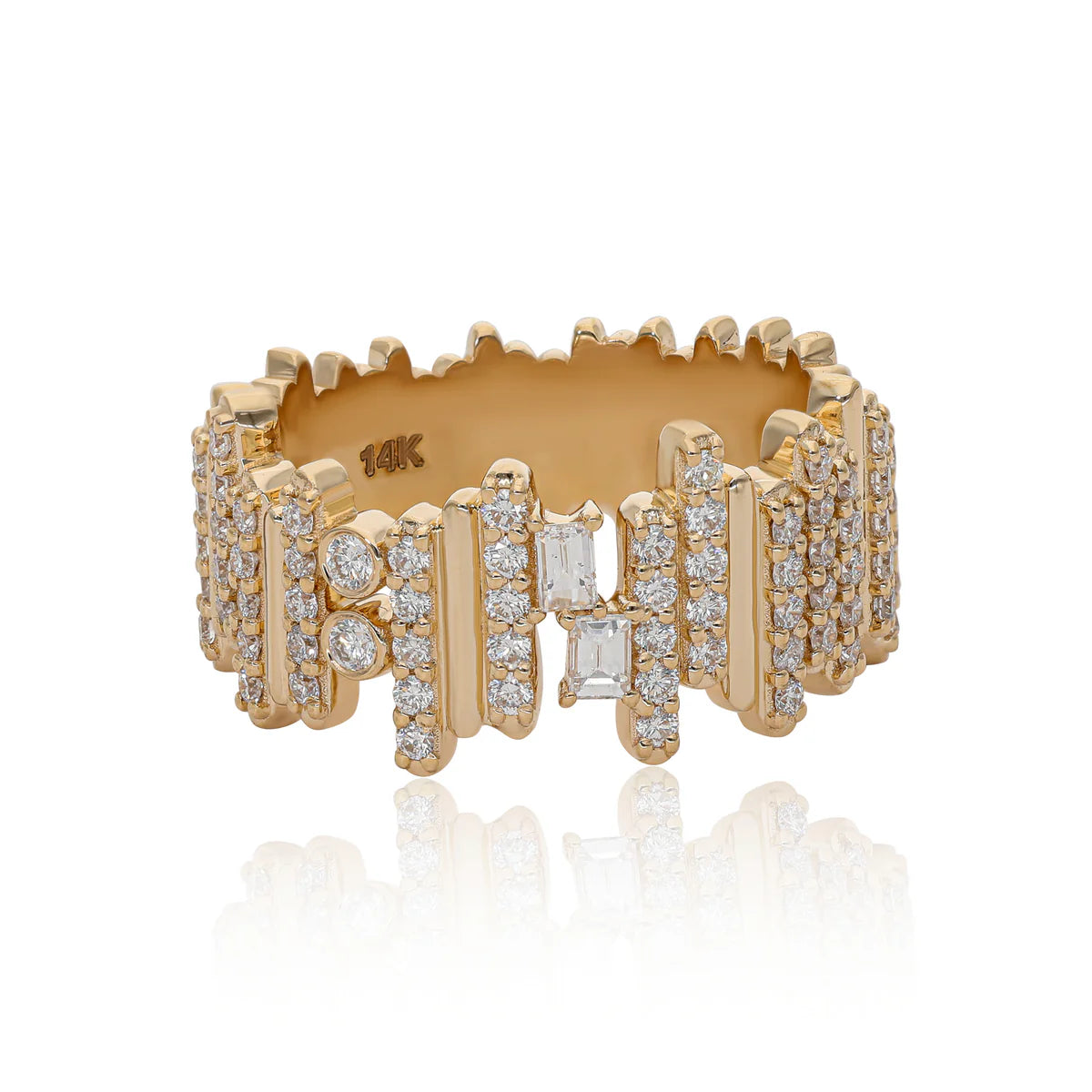 Ethereal Cascade Diamond Ring