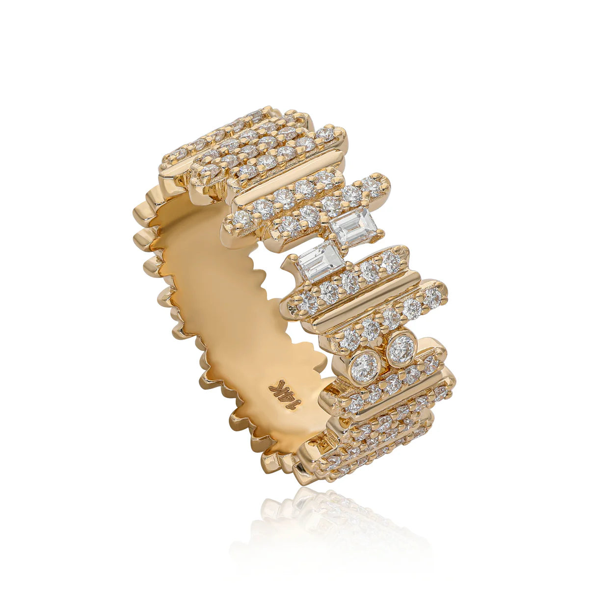 Ethereal Cascade Diamond Ring