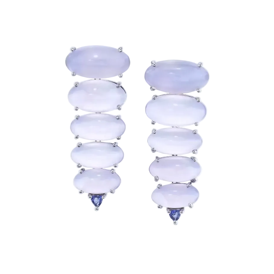 Lavender Waterfall Earrings