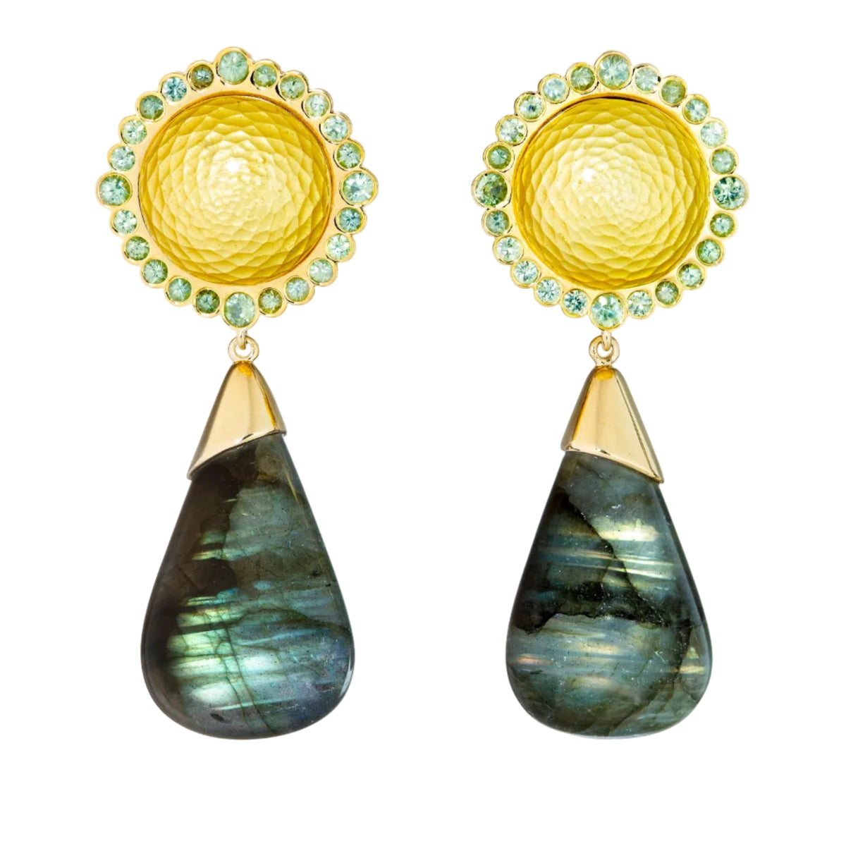 Madagascar Labradorite Earrings