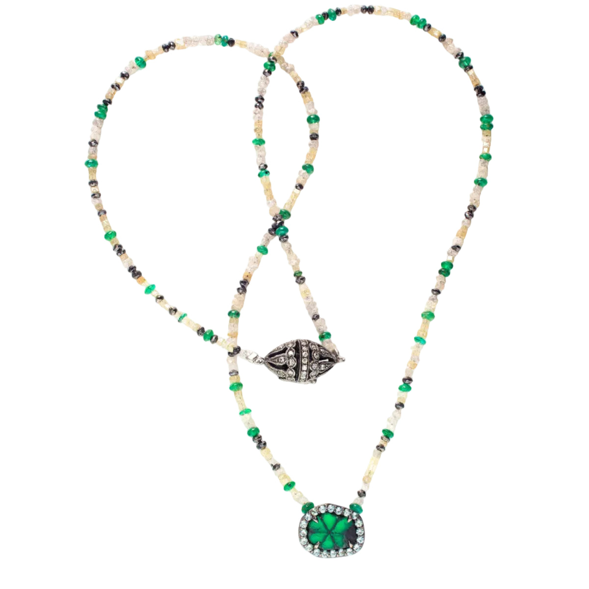 Trapiche Emerald Necklace