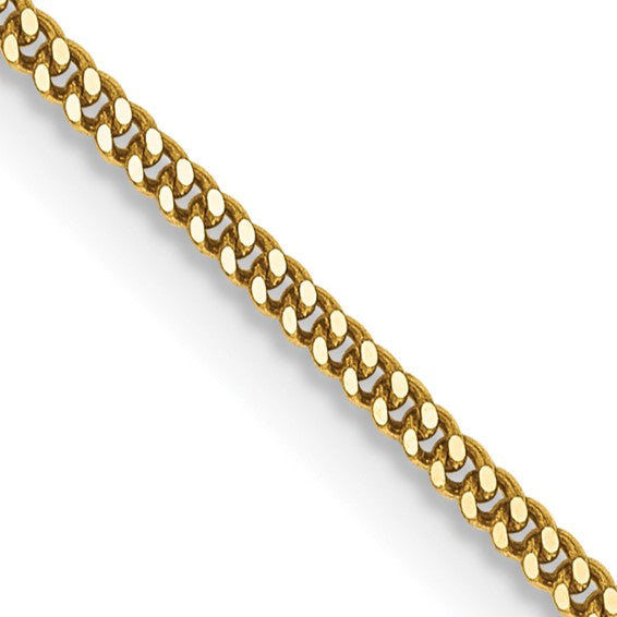 1.4mm Curb with Spring Ring Clasp Pendant Chain