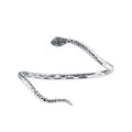 Black Diamond Snake Wrapped Cuff