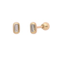 Diamond Caress Studs - Pair