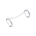 Diamond Handcuff Chain Ring