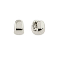 Silver Small Chunky Huggies