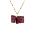 Raw Spinel Pendant