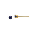 Single Sapphire Stud Earring