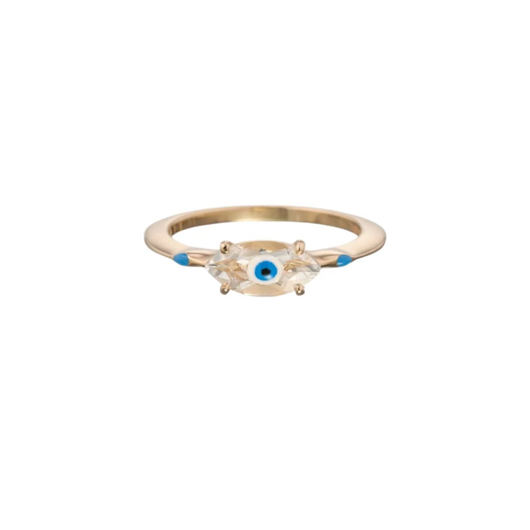 Big Eye Crystal Ring