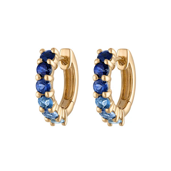 PAIR - EP Signature Huggies - Blue Ombre Sapphire