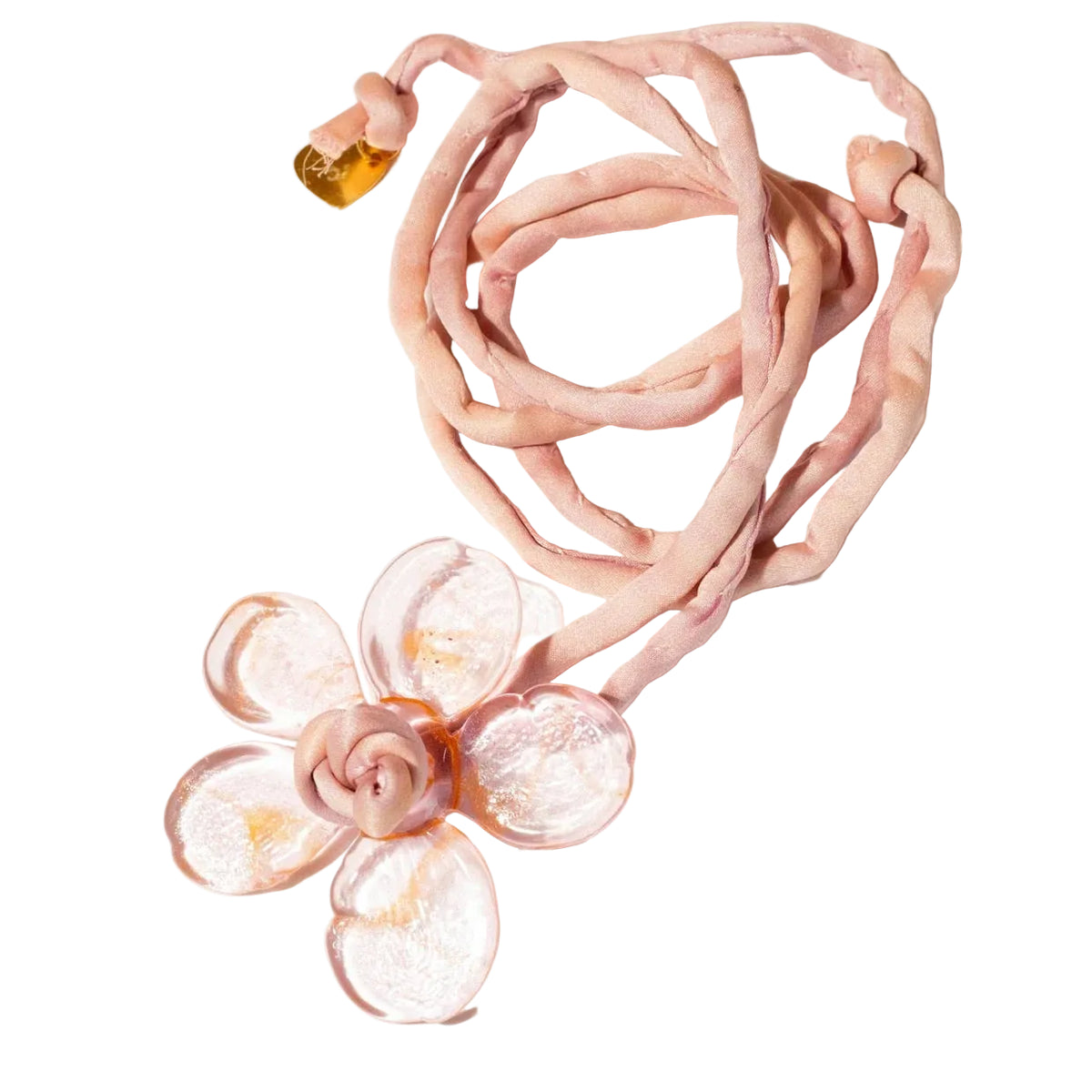 Pink Dahlia Necklace