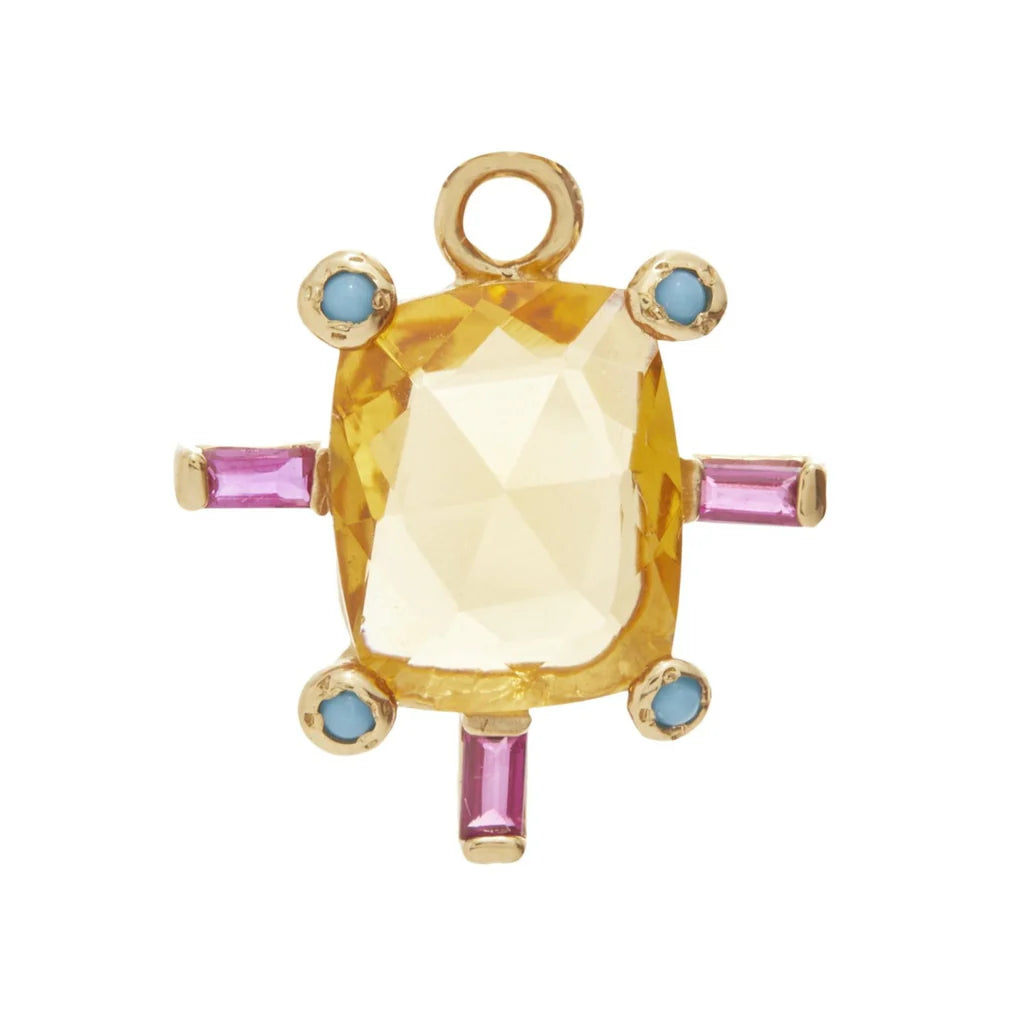 Juno Charm with Citrine