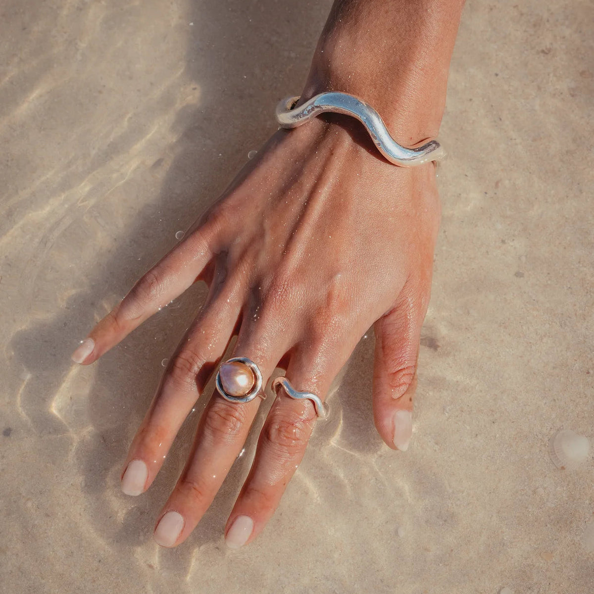 Silver Onda Bracelet