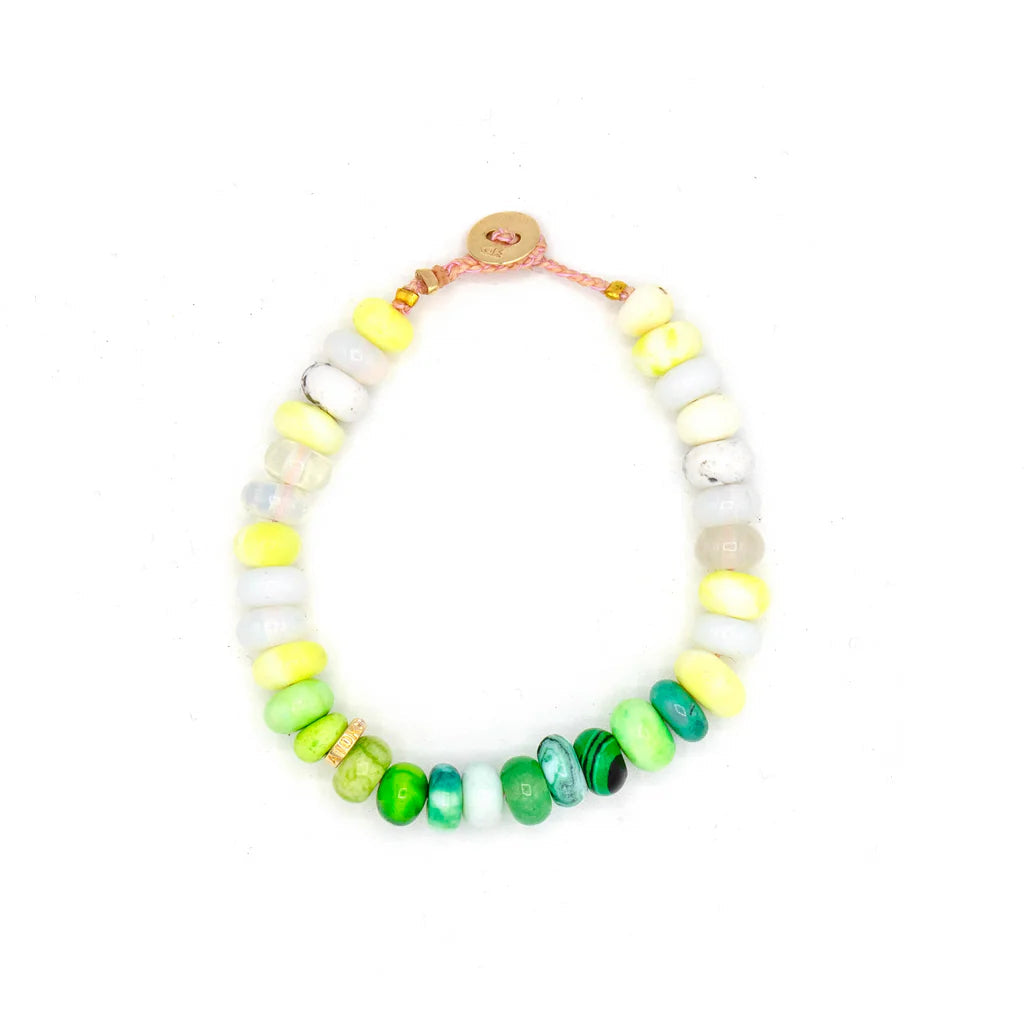 Candy Gem Bracelet in Cactus