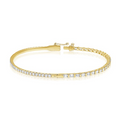 Half Baguette and Diamond Bangle