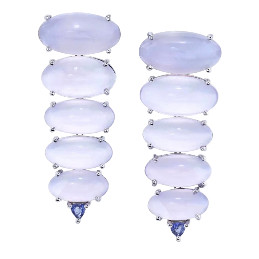 Lavender Waterfall Earrings