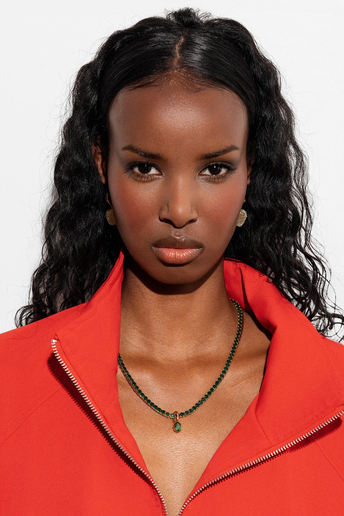 Serena Necklace - Olive