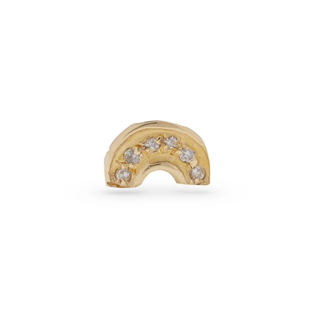 Diamond Rainbow - Piercing Stud