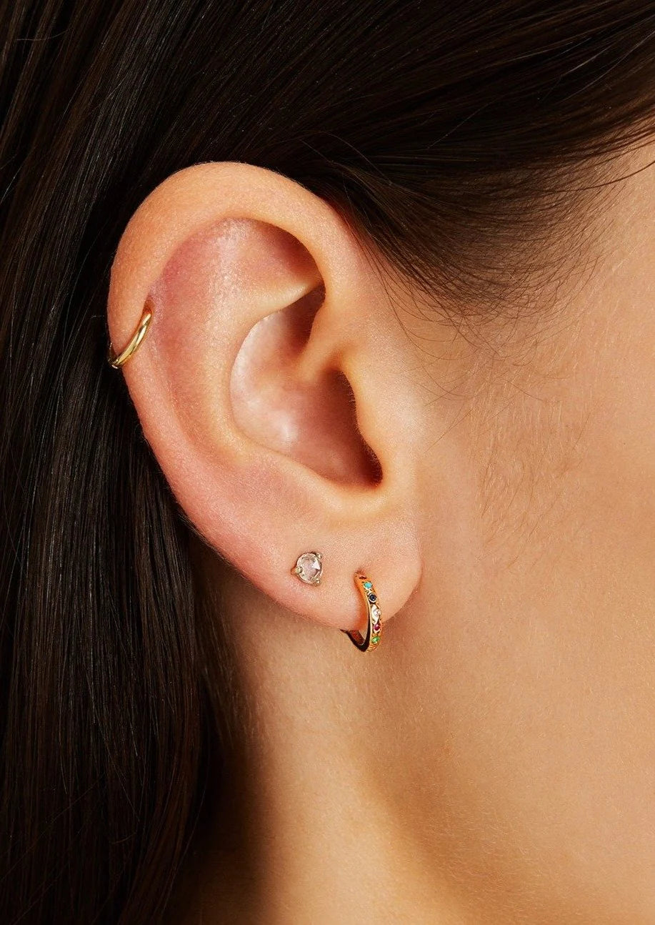 Diamond Speck Stud (4mm) - Single