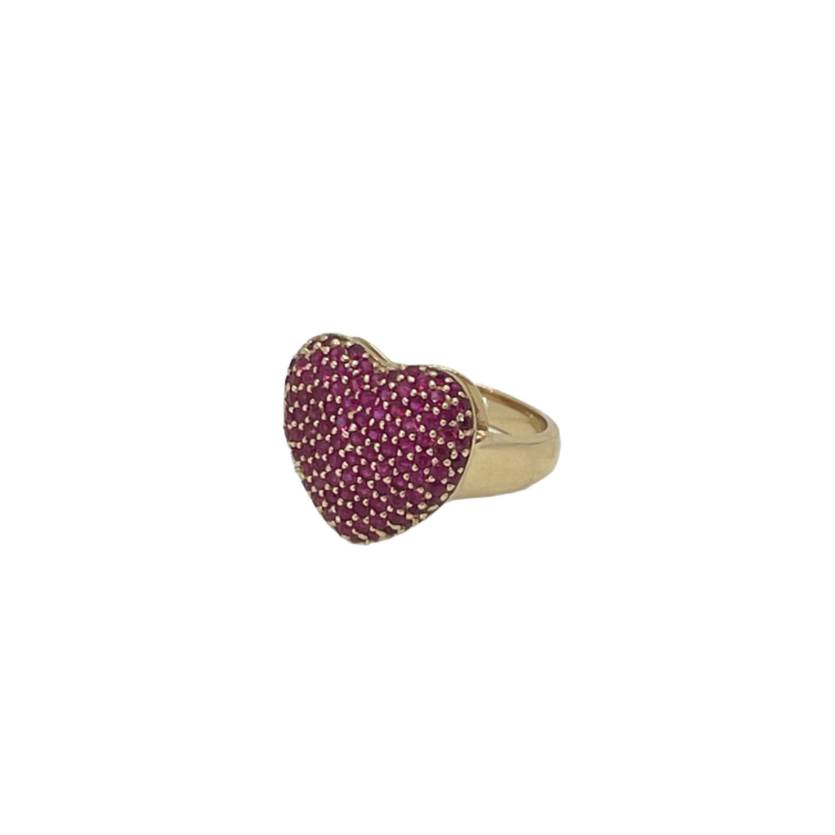 Dome Heart Ring