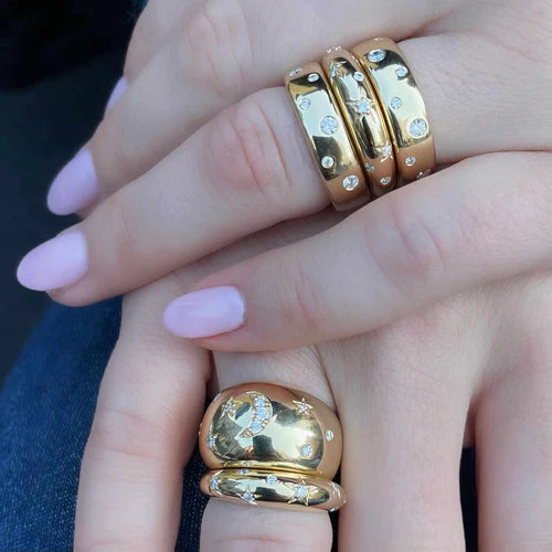 Small Celeste Ring