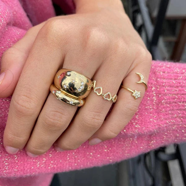 Small Celeste Ring