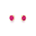 Ruby Pink Small Stud SINGLE