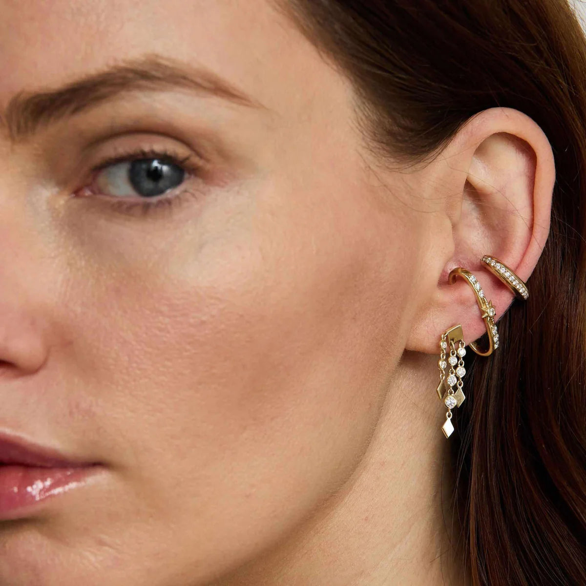 Shine Diamond Ear Cuff