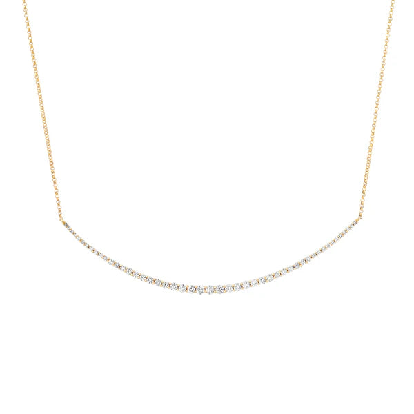 Curve Diamond Necklace
