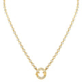 Diamond Bezel Closure Necklace