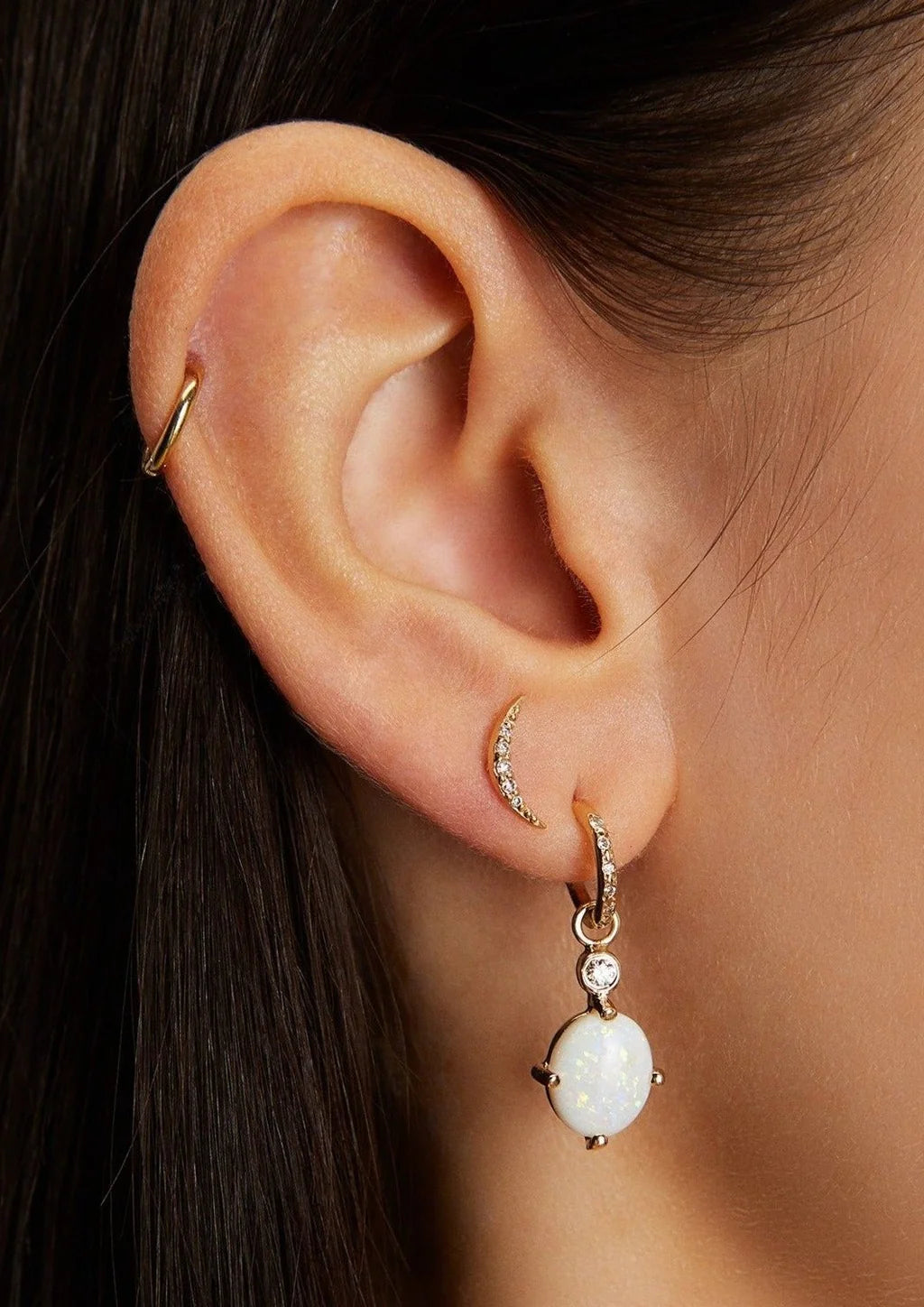 The Diamond Crescent Stud