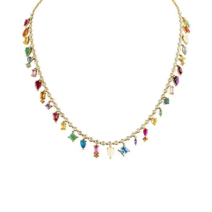 Rainbow Collar Necklace