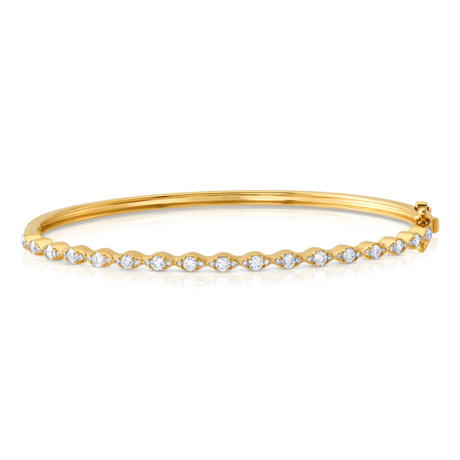 Exquisite Pave Diamond Bangle