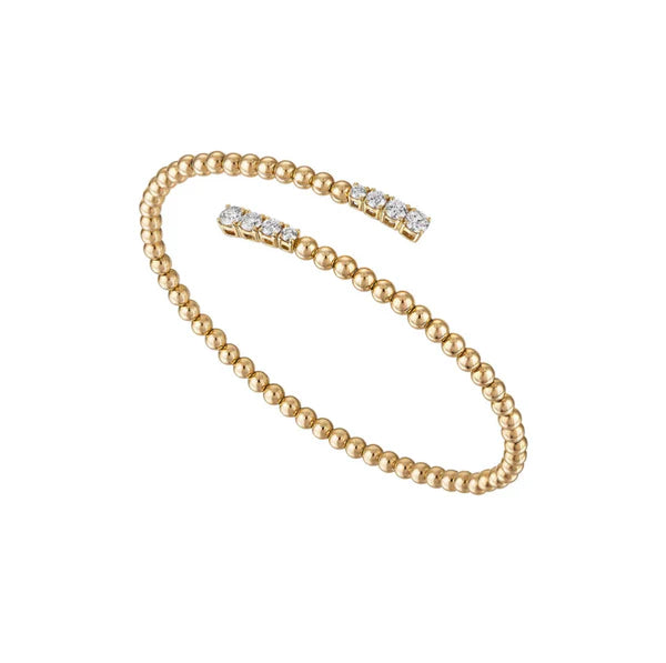 Bubbles Double Wrap Flex Bangle