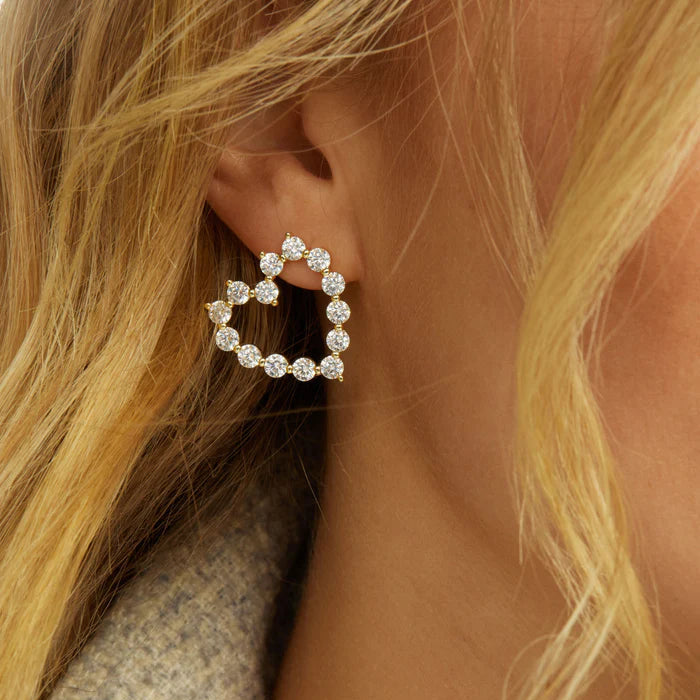 She's an Icon Baby Heart Earrings