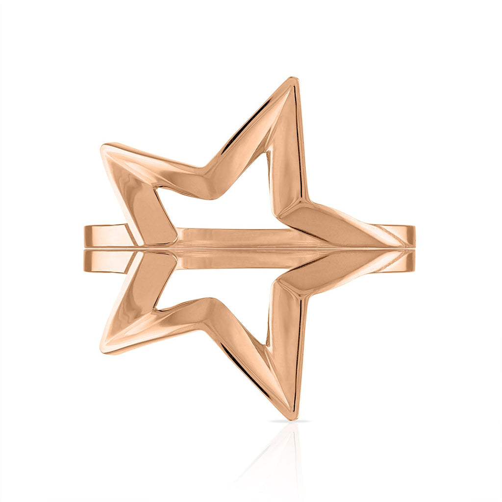 Star Friendship Rings Five Point Diamond