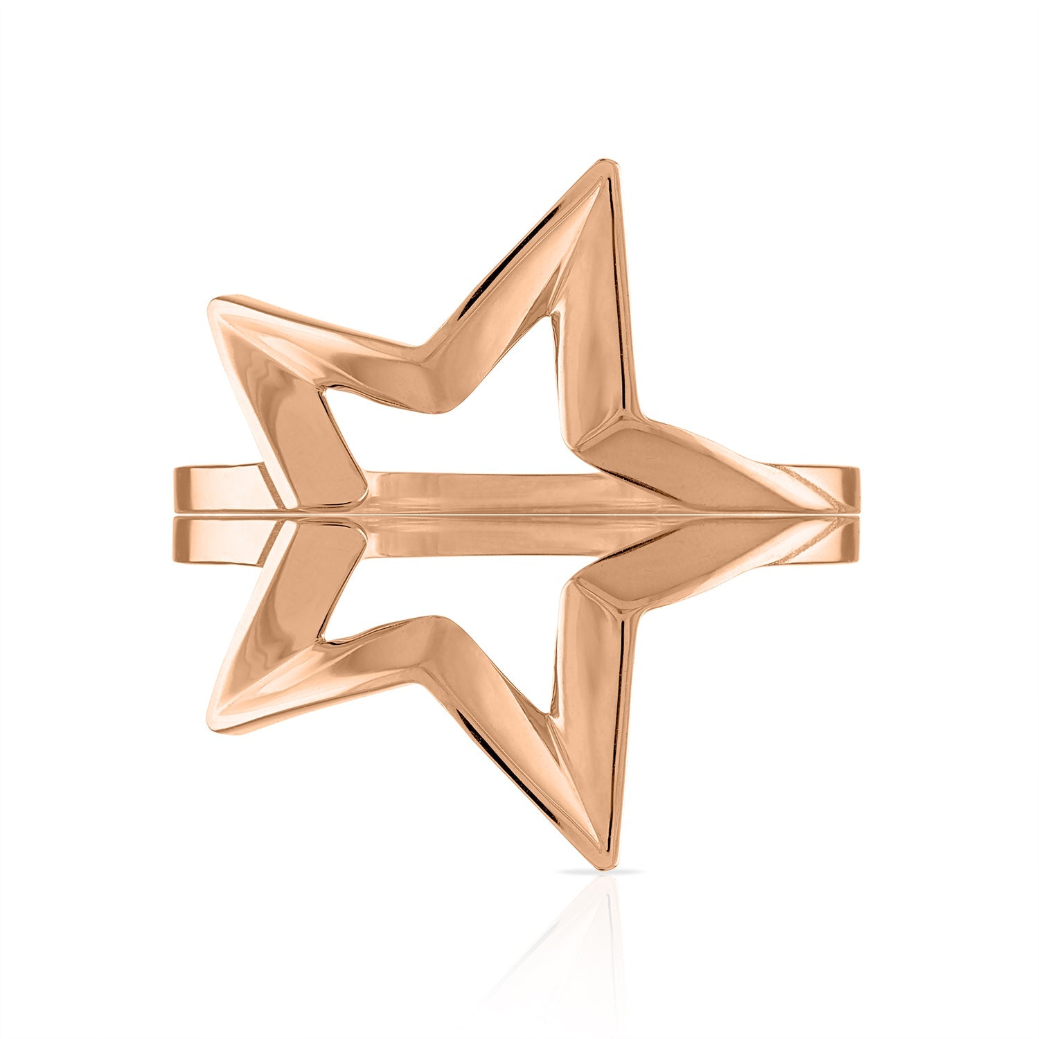 Star Friendship Rings Five Point Diamond