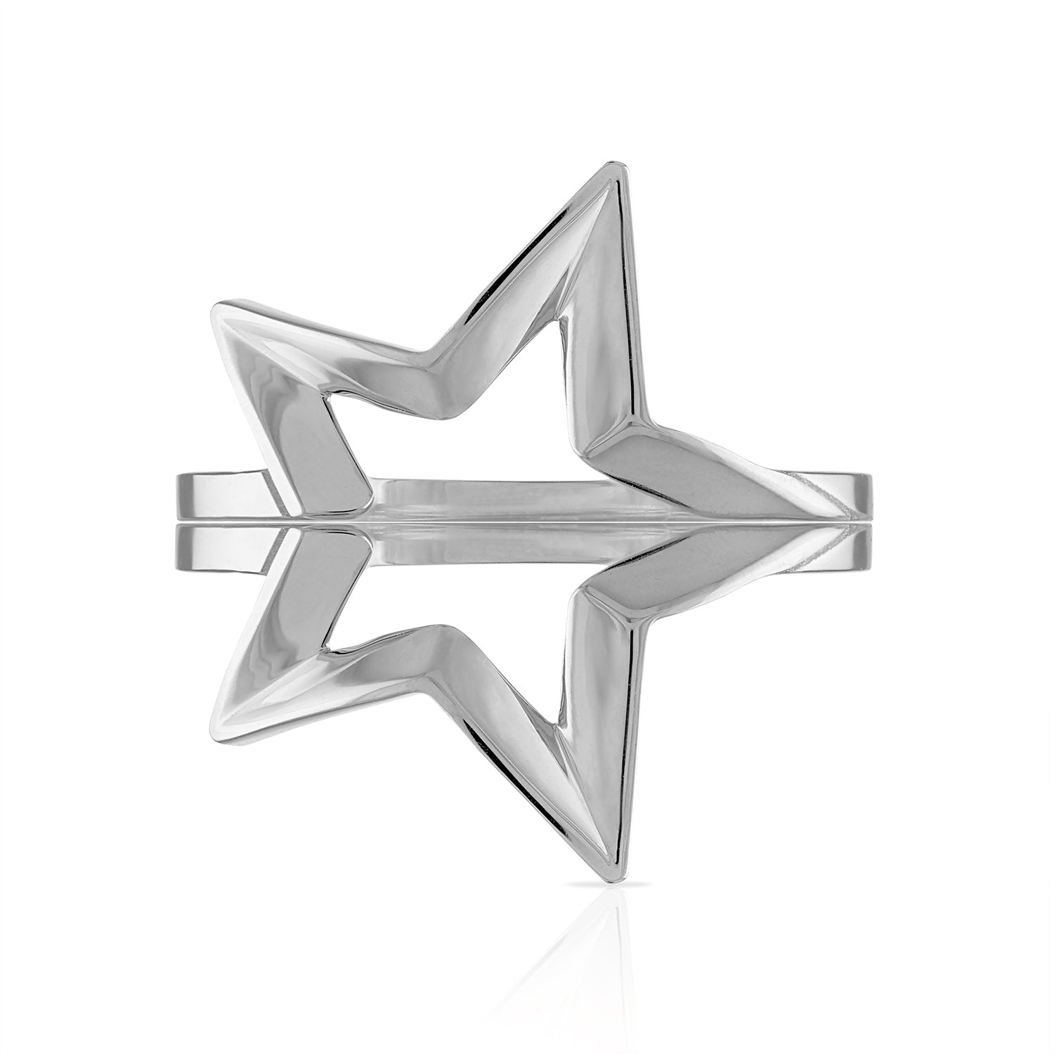 Star Friendship Rings Five Point Diamond