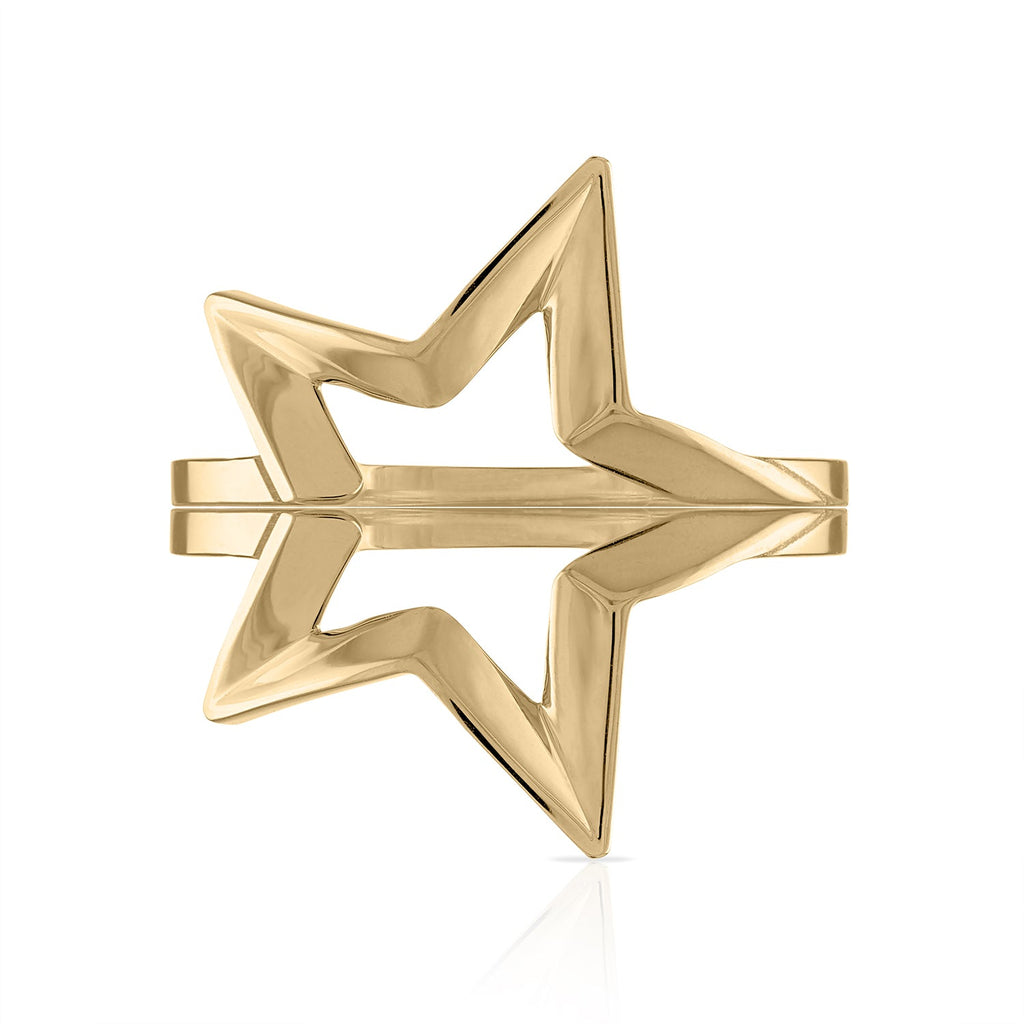 Star Friendship Rings Five Point Diamond
