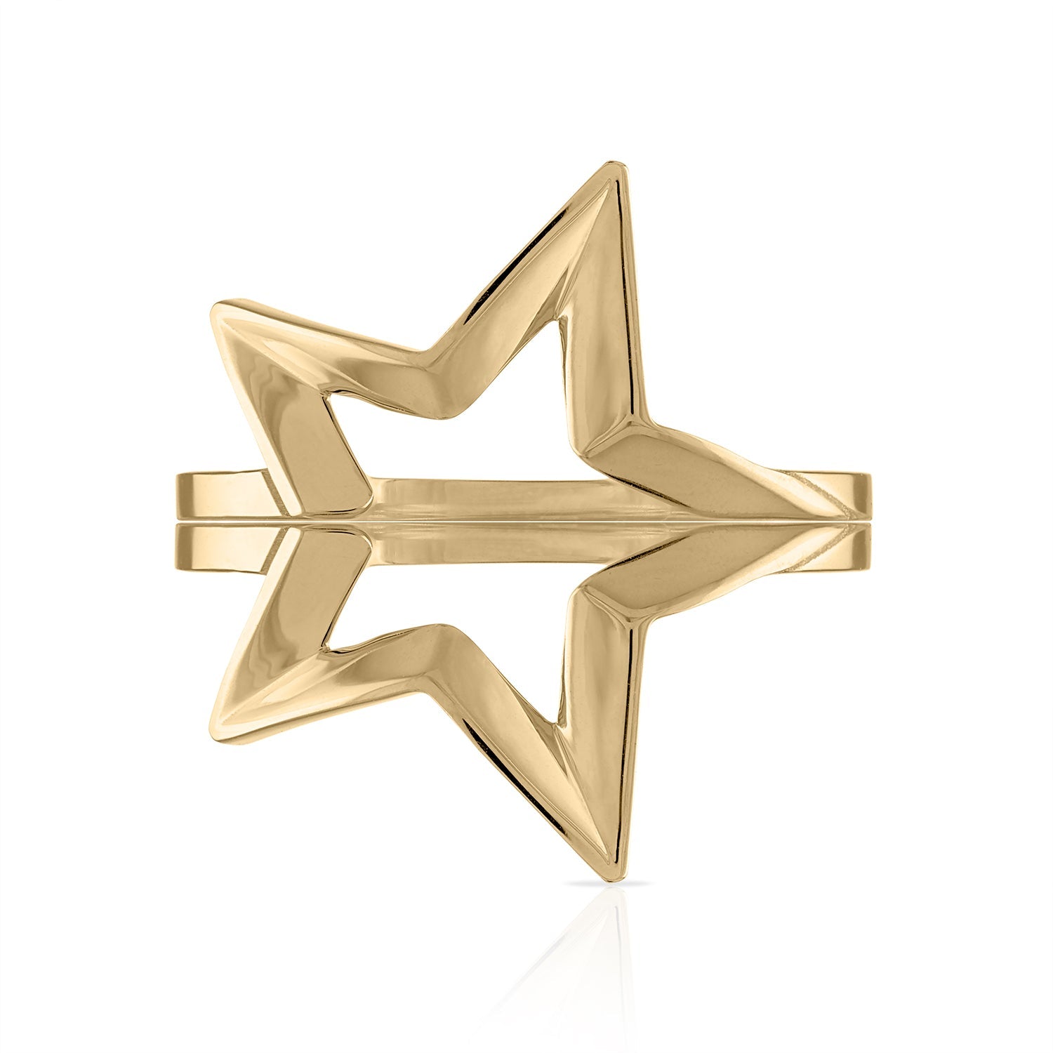Star Friendship Rings Five Point Diamond