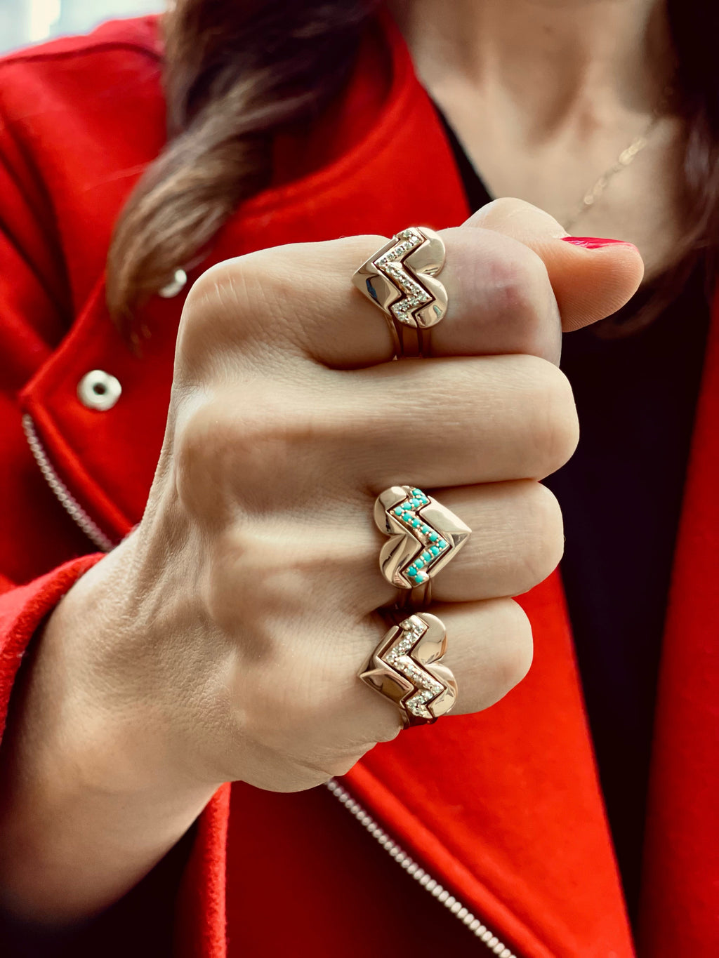 Heart Throb Gold Ring