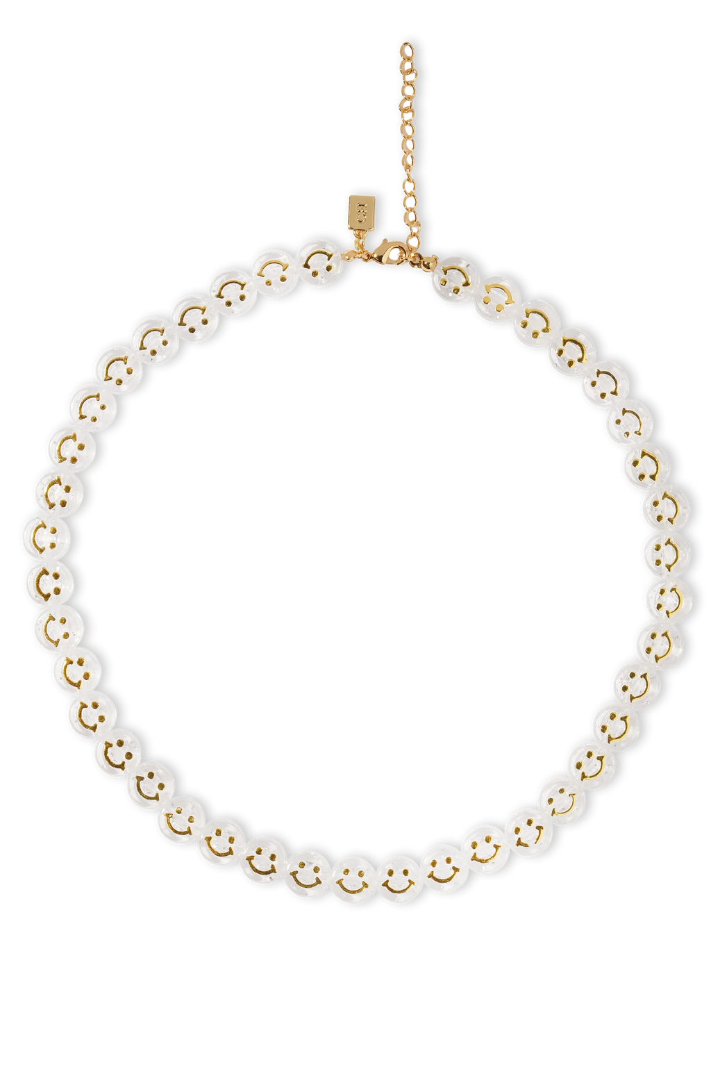 Molly Necklace in Golden Metallic