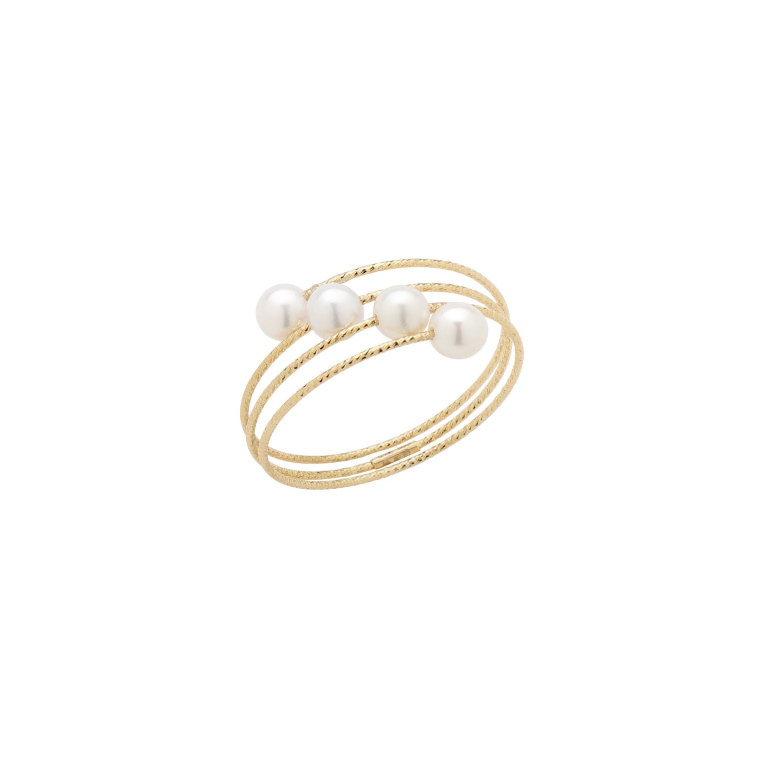 Nouveau Tri Wire Ring