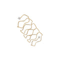 Wave Spiral Ring With Diamond