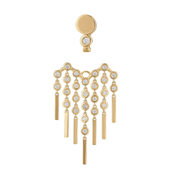 LOVE Fringe Transformer Earrings