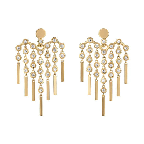 LOVE Fringe Transformer Earrings