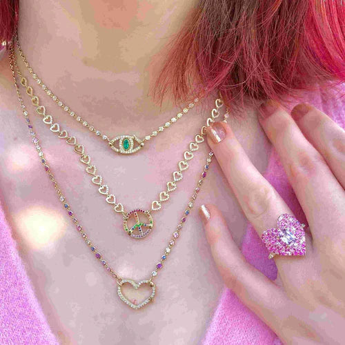 Rainbow Peace Motif Closure
