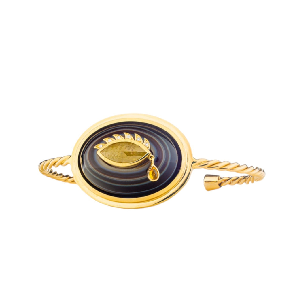 Suleiman Agate Eye Bracelet