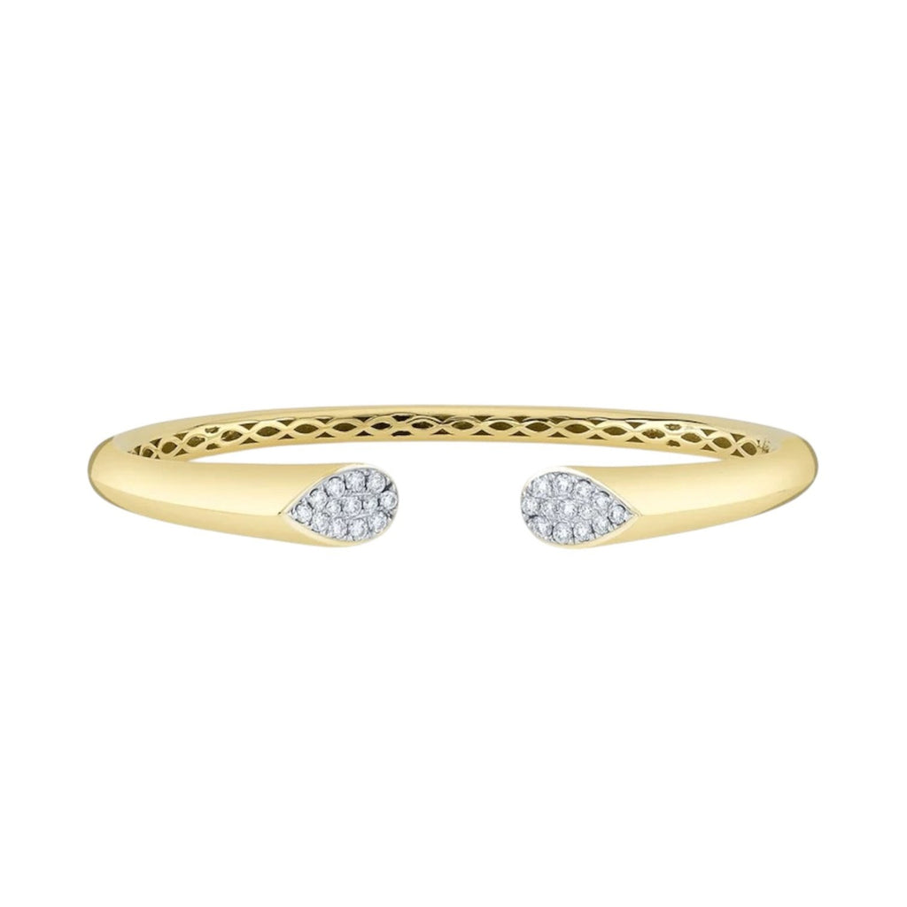 Diamond End Bangle
